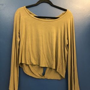 Hunter Green Crop Top